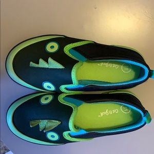 New Cat and jack dinosaur boy shoes.